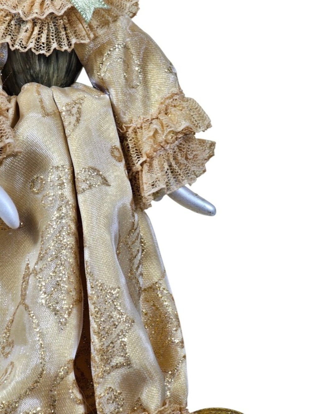 Kurt S. Adler The Mystique Collection Glass Ornament 8" Lady Victorian Dress VTG - Picture 5 of 9